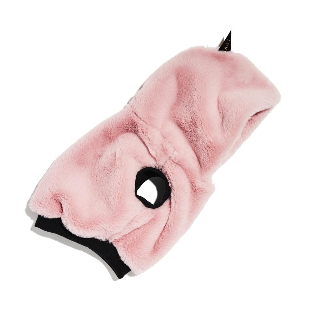 하운드팟_파운드마이애니멀_인조모피 후디 로즈